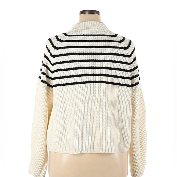 H&M Ribbed crewneck striped sweater - XL - Picture 4 of 13